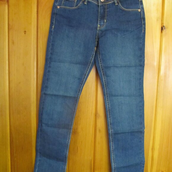 NWT Jordache Girls Sz 12 Jeans Blue Jean Pants Girls Sz 12 reg Skinny Jeans - Picture 3 of 5
